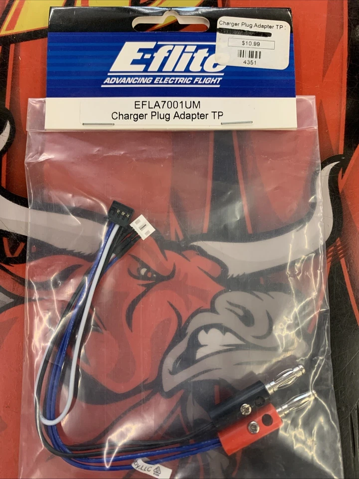 E-Flite EFLA7001UM TP Charger Plug Adapter NEW - Image 1 of 1