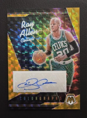 24-25 Mosaic Ray Allen Colorgraphs Auto GOLD /10 - image 1 of 3