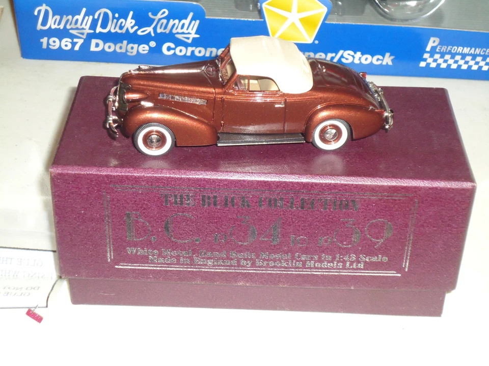 1/43 Brooklin BC012 1937 BUICK ESPECIAL CONVERTIBLE CUPÉ M-46C EXCELENTE CAJA Foto 1 de 2