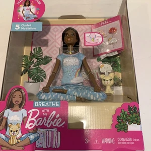 Versiegelt Neu Barbie Breathe with Me Meditation Puppe braucht neue Batterie enthalten Eb8 - Bild 1 von 2