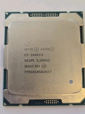 Intel Xeon E5-1660 v4 3.2GHz 8 Core 20MB SR2PK LGA CPU Processor - Image 1 of 2