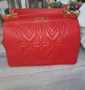 Love Moschino Borsa A Mano Donna Rosso BM49 - Picture 1 of 7