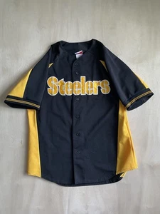 Herren Pittsburgh Steelers Baseball Trikot Gr. XL Majestic Schwarz NFL Football - Bild 1 von 6