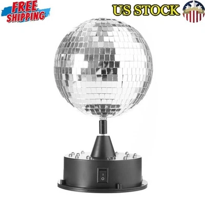 Lámpara de bola de discoteca giratoria LED luz de fiesta efectos cambiantes de color decoración de mesa nueva Foto 1 de 4