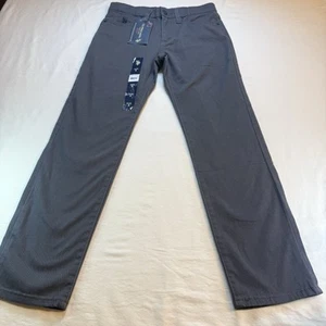 US Polo Assn Boys Straight Leg Twill Pants Grey Size 8 NWT - Picture 1 of 7