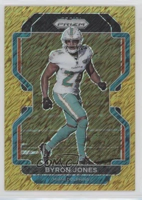 2021 Panini Prizm Gold Shimmer Prizm /10 Byron Jones #110 - Image 1 of 2