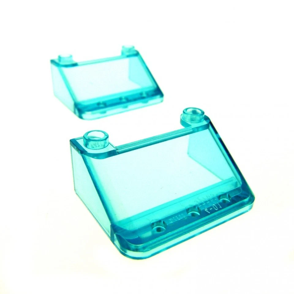 2x LEGO Parabrisas 3x4x1 1/3 Transparente Azul Claro Ventana Coche 57783 Foto 1 de 1