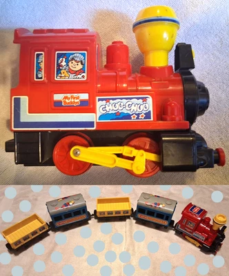 1988 年 My First Buddys Train Buddyville R.R. 老式发动机和轨道汽车部件 — 第 1/4 张图片