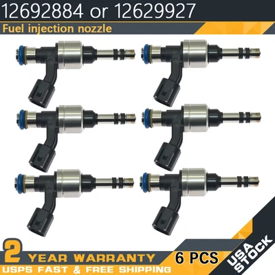 6Pcs Fuel Injectors 12692884 for 2016-2020 Chevrolet Buick Cadillac GMC 3.6L V6 - Изображение 1 из 4