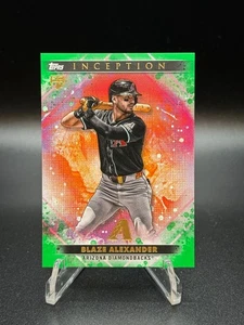 2024 Topps Inception Blaze Alexander (RC) Green - Picture 1 of 2
