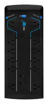 ELAC ProteK Smart Surge Protector Power Conditioner 12 Outlets - Black PB-12W - Image 1 of 4