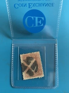1861-1862 Used Hinged George Washington 3 cent Stamp - Picture 1 of 10