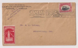 E3120: US #295 sul 1901 Pan-Am Expo Guarnizione + Coperchio Annullamento - Foto 1 di 1