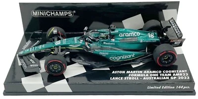 Aston Martin Aramco Cognizant #18 Stroll Australian GP 2023 Minichamps 417230318 - Image 1 of 2