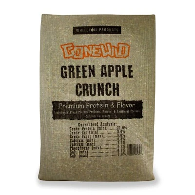 Whitetail Products Gone Wild, atractivo ciervo crujiente manzana verde, bolsa de 40 lb  Foto 1 de 4