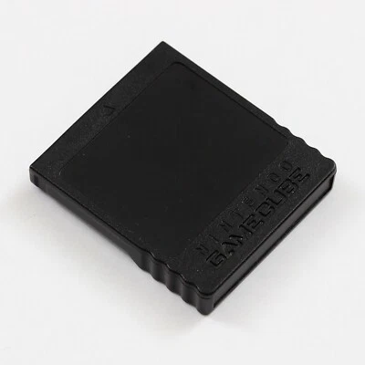 Genuine Official NINTENDO GAMECUBE Black Memory Card (251 Blocks) [DOL-014] - Image 1 of 3