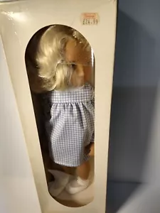 SASHA DOLL 107 Blonde Gingham Dress (1980s) (Boxed With Tag UK) Q - Picture 1 of 7