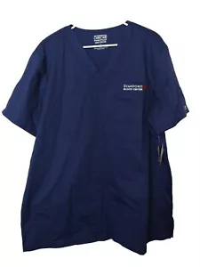 Stanford Blood Center schwarzes Scrub-Hemd Cherokee Large für Herren - Bild 1 von 3