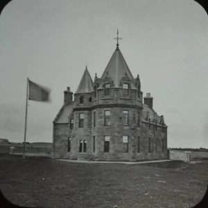 Magic Lantern Slide Photo John O Groats House Hotel Scotland c1890 GW Wilson - Picture 1 of 3