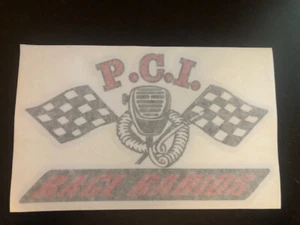 PCI Race Radios Custom Factory 8X5 DECAL Logo - Picture 1 of 1