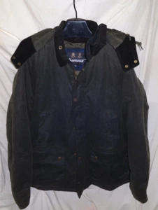 Barbour Winter Bedale Quilted Men's Size XXL Olive Wax Cotton Jacket - Picture 1 of 6