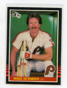 1985 DONRUSS # 61  MIKE SCHMIDT , PHILADELPHIA  PHILLIES , A