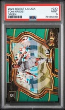 2022-23 Select La Liga Toni Kroos Field Level Green Prizm /5 PSA 9 Madrid