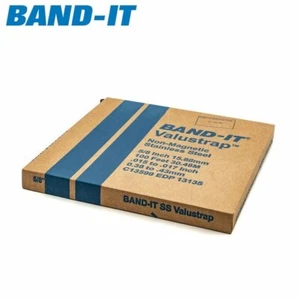 Band-it Valustrap Band & Schnalle Clip System Stahl Leichtband 30,5-91,5 m - Bild 1 von 8