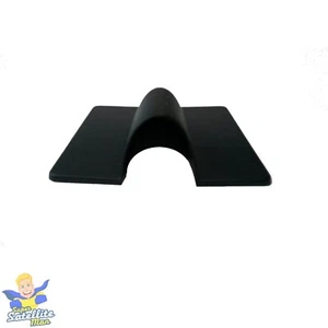 1 x SCHWARZ BRICK BURST BLAST ABDECKUNG / AUSBLASPLATTE FÜR SATELLITEN- / LUFTKABEL - Bild 1 von 4