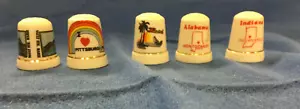 Juego de 5 estados y ciudades Thimbles Porelain - Imagen 1 de 6