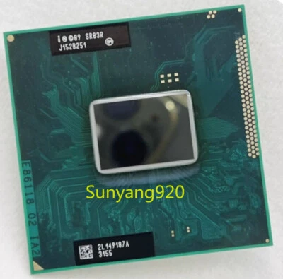 Intel Core i7-2640M 3.50 GHz 2 Cores 4 Threads Socket G2 SR03R CPU processor - Image 1 of 4