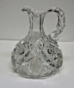 Oil/Vinegar Pourer Crystal Edged 4X4" - Picture 1 of 3