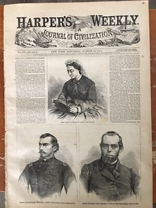 Hawaii Queen 1865 Harvard Yale Rowing Crew Race Worcester MA-Jeff Davis Fugitive - Picture 1 of 9