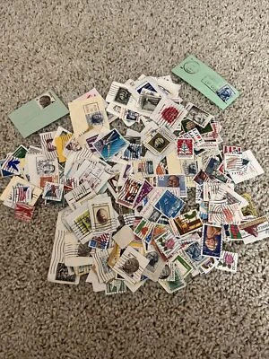 Vintage lot of US stamps collection with  postal marks - Image 1 of 4