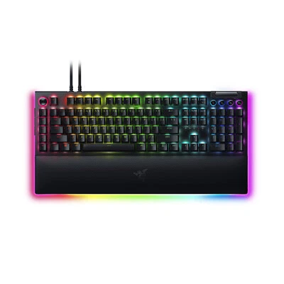 Razer BlackWidow V4 Pro Gaming-Tastatur Green Switches Linear 8000Hz Klickend - Bild 1 von 4
