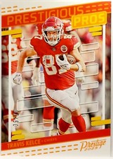 2023 Panini Prestige Prestigious Pros Orange SSP /50 Travis Kelce #PP-1