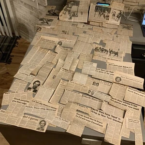 Vintage Lot 75 Minnesota Northstars Zeitungsausschnitte Hockey Fotos - Bild 1 von 12