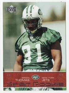 2002 UPPER DECK FOOTBALL BRYAN THOMAS STAR ROOKIE RC #280 NMNT - Picture 1 of 2
