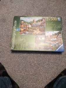 2 x 500 Teile Dorfleben Puzzle - Bild 1 von 1