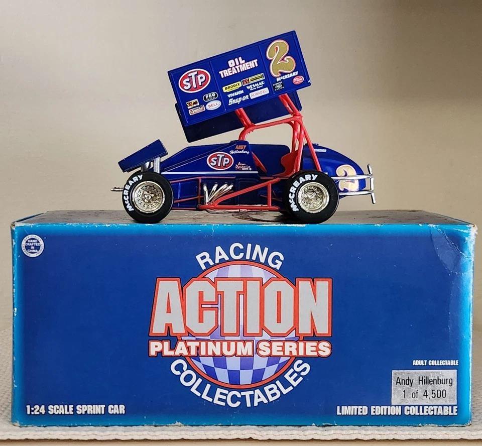 Coche Sprint Andy Hillenburg Action 1995 1/24 DieCast ¡Envío gratuito! Foto 1 de 1