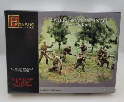 Vestido de verano de infantería rusa PGH-7268 Pegasus Hobbies 1/72 Segunda Guerra Mundial nuevo sin montar Foto 1 de 4