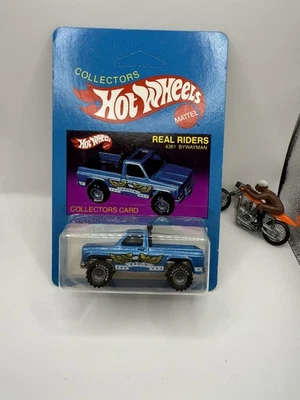 Hot Wheels Real Riders test card proto type RARE Bywayman  - Image 1 of 2