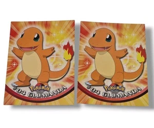 ⚡Pokemon Topps Glumanda 2x 04 TV Animation Edition 1999 Pokémon Card LP NM DE⚡ - Imagen 1 de 11