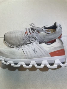On Cloud Cloudswift Shoes Men's Size 12 Runner Athletic Sneakers White Orange - Picture 1 of 10