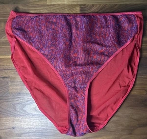 Vtg Fashion Bug Sheer Bikini Panties Second Skin Metallic Shine sz 10 Hi Waist - Picture 1 of 5