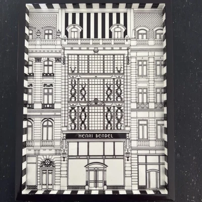 Rare 120th Anniversary Henri Bendel Heritage 712 Lacquered Vanity Tray 10.5” X 8 - Image 1 of 4