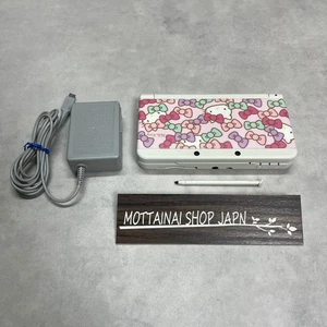 New Nintendo 3DS Hello Kitty Kisekae Plate Pack LE Pink w/Adapter Tested Good!! - Picture 1 of 10
