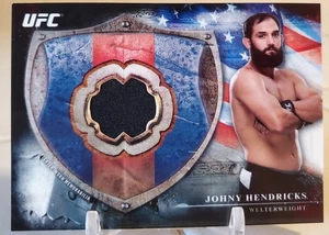 2014 UFC Topps JOHNY HENDRICKS Fight Jersey Card RELIC Fighter-Worn #/208 USA SP - Picture 1 of 2