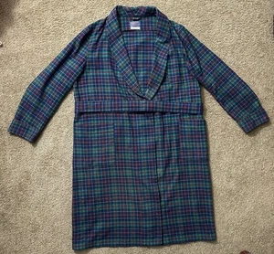 VTG Pendleton Virgin Wool Authentic Machardy Tartan Robe Multicolor Men’s L USA - Picture 1 of 8