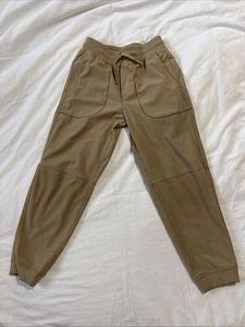 Boys Size 6-7 Khaki School Uniform Pants Comfortable GUC - Picture 1 of 2